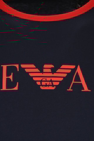 T-shirt - Bleu marine et rouge