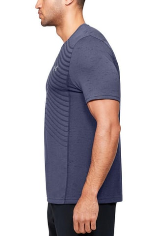 T-shirt Seamless Wave Ss Tee - Bleu marine