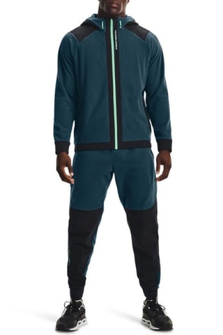 Sweat à capuche Rush FZ - Bleu pétrole