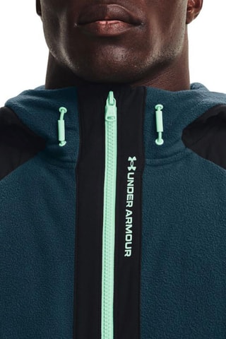 Sweat à capuche Rush FZ - Bleu pétrole