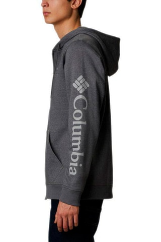 Sweat à capuche Fleece - Gris chiné