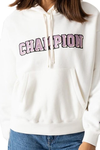 Sweat à capuche - Blanc et rose