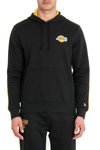 Sweat à capuche NBA Stripe Piping Los Angeles Lakers - Noir