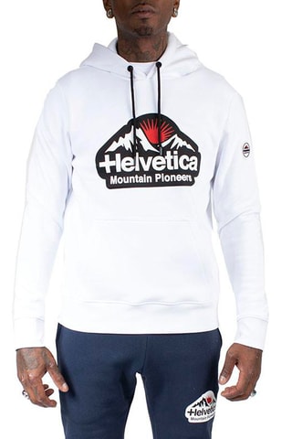 Sweat à capuche Dieppe Blanc et noir