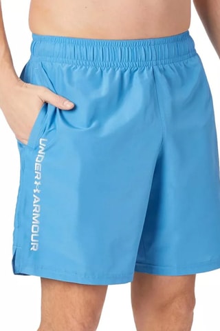 Short Tech Woven Wordmark - Bleu