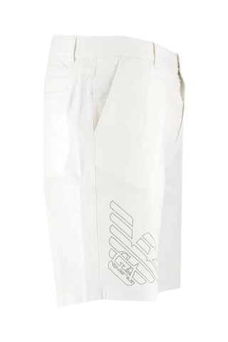 Bermuda en lin - Blanc