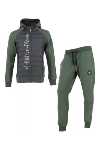Veste et jogging New Vancover - Kaki et blanc