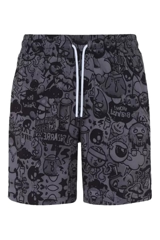 Short de bain - Noir et anthracite