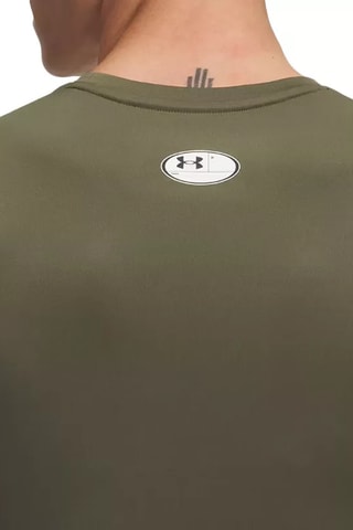 T-shirt d'entraînement - Vert olive et blanc