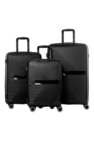 Set van 3 Trolleys (S/M/L) PP5 - Zwart - 55 / 65 / 75 cm