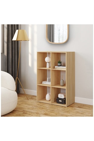 Meuble de rangement Faustine 6 cases - 60 x 30 x 88 cm 