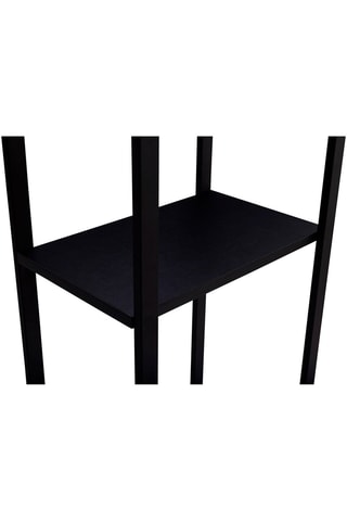 Range bûches avec étagères - 170 cm