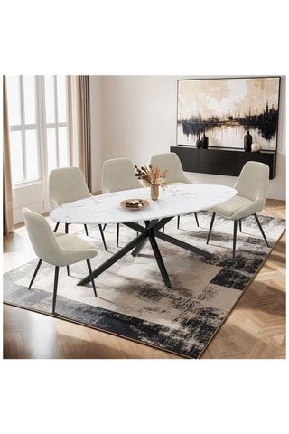 Table repas Céleste - 200 x 90 x 76 cm