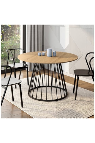 Table repas Adelle - 110 x 110 x 75 cm