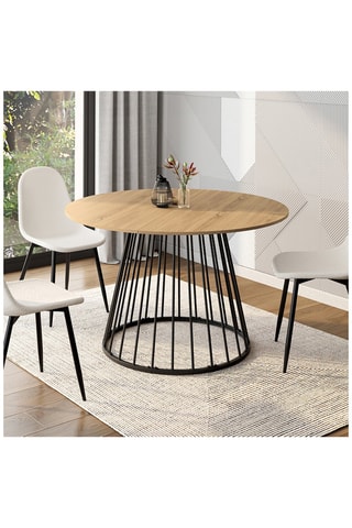 Table extensible Adelle - 150 x 75 x 110 cm