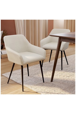 2 chaises Jenny - Crème