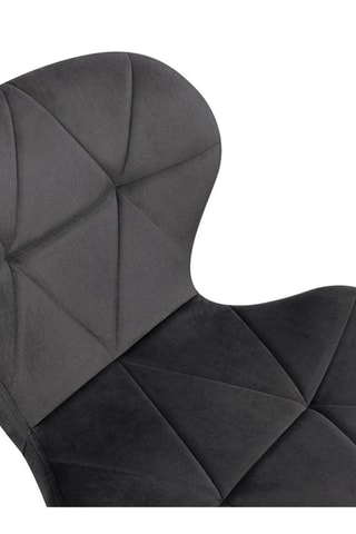 2 chaises Daisy - Gris et noir