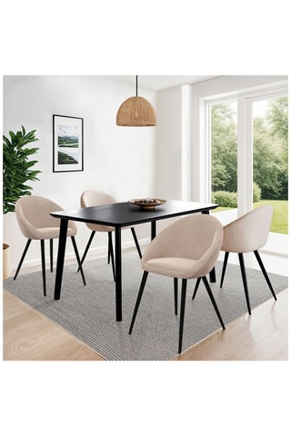 4 chaises Dory - 54 x 77 x 52 cm