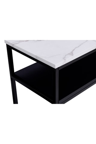 Console double plateau Glam - 80 x 30 x 80 cm