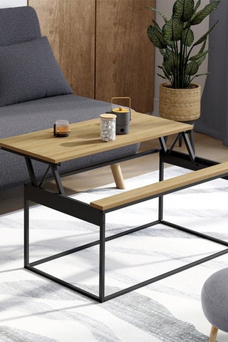 Table basse Memphis - 90 x 48 x 40,5/53,5 cm