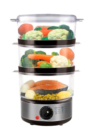 Cozedor a vapor 3 x 2 l