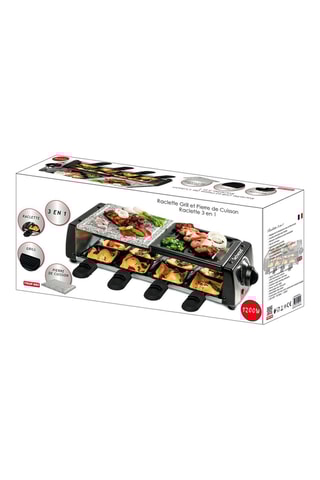 Aparelho para raclette - grelhador 8 pessoas