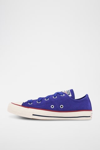 Baskets en cuir - Bleu