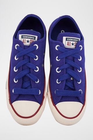 Baskets en cuir - Bleu