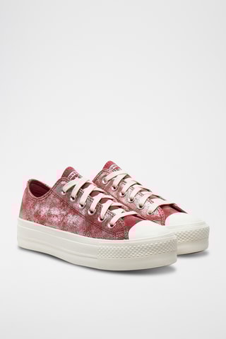 Baskets plateformes - Rose