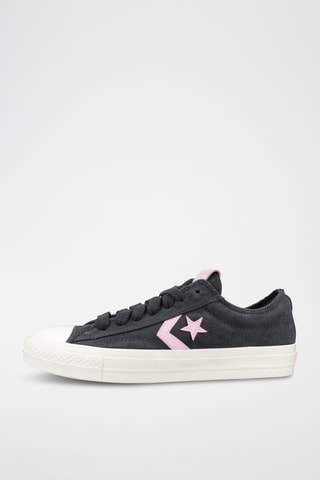 Baskets - Gris foncé et rose