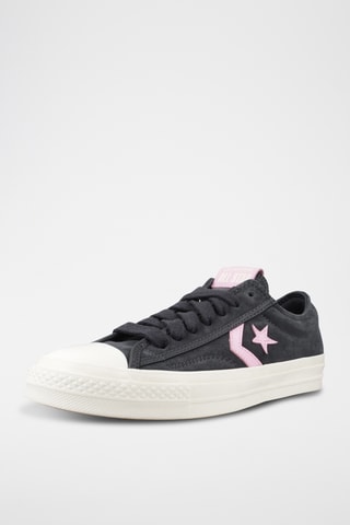 Baskets - Gris foncé et rose