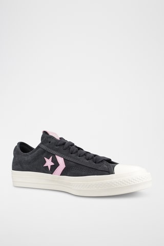Baskets - Gris foncé et rose
