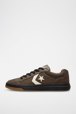 Baskets en cuir - Marron