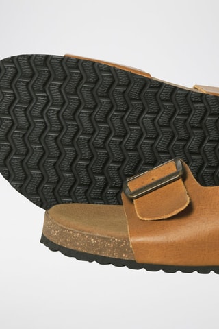 Leren Sandalen - Honinggeel