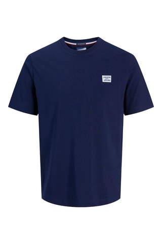 T-shirt en coton biologique - Bleu marine