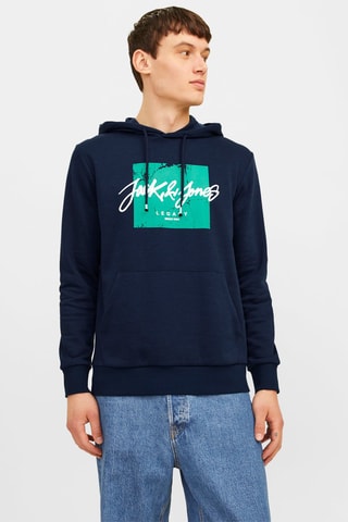 Sweater met Capuchon - Marineblauw