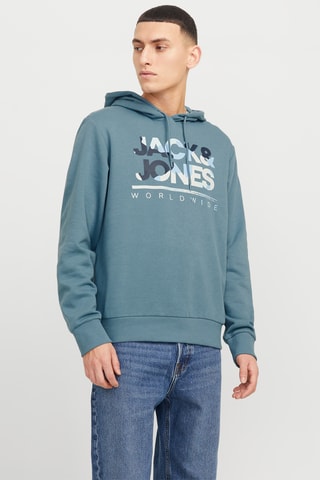 Sweater met Capuchon - Blauwgrijs