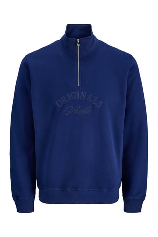 Biologisch Katoenen Sweater - Marineblauw