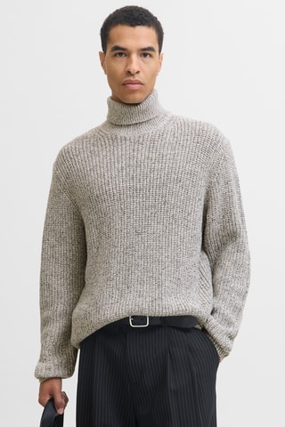 Pull en coton biologique - Gris chiné