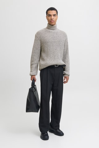 Pull en coton biologique - Gris chiné