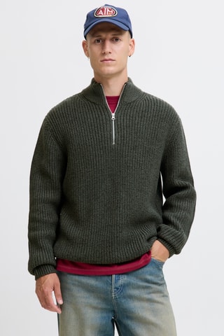 Pull en coton biologique - Vert