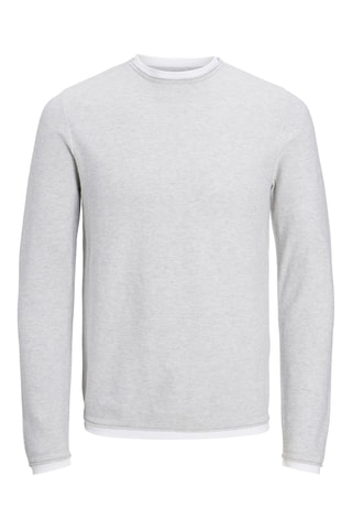 Pull - Gris clair chiné