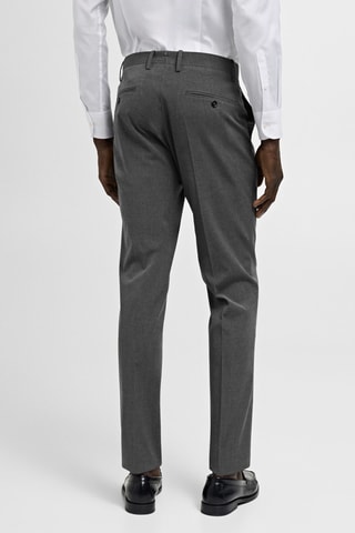 Pantalon costume slim-fit tissu comfort stretch - Gris