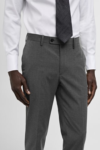 Pantalon costume slim-fit tissu comfort stretch - Gris