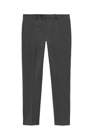 Pantalon costume slim-fit tissu comfort stretch - Gris