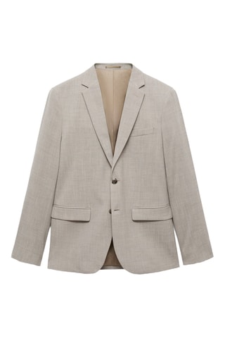 Veste costume París super slim-fit - Gris clair chiné