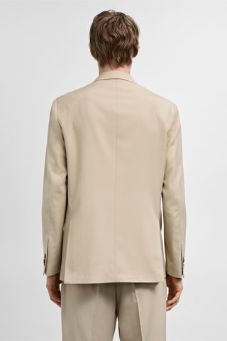Veste costume regular-fit croisée - Beige