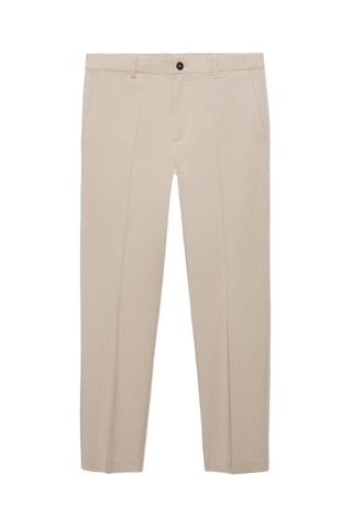 Pantalon slim-fit comfort stretch - Beige