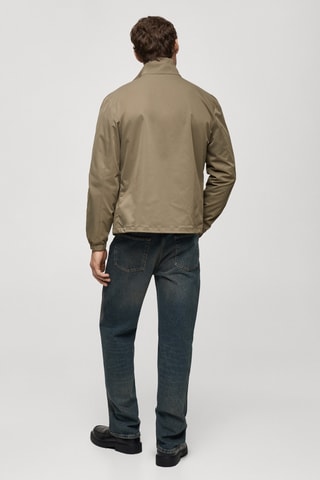 Veste zippée résistante à l'eau - Kaki