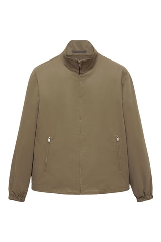Veste zippée résistante à l'eau - Kaki